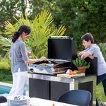 Plancha gaz ENO Bergerac 2400 Inox, fonte émaillée, vue 3