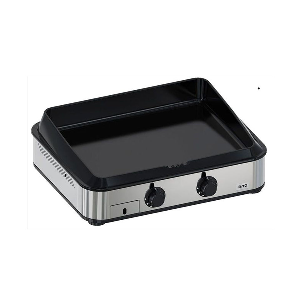 Plancha gaz ENO Enosign 65 Inox, fonte émaillée 7 mm, vue principale