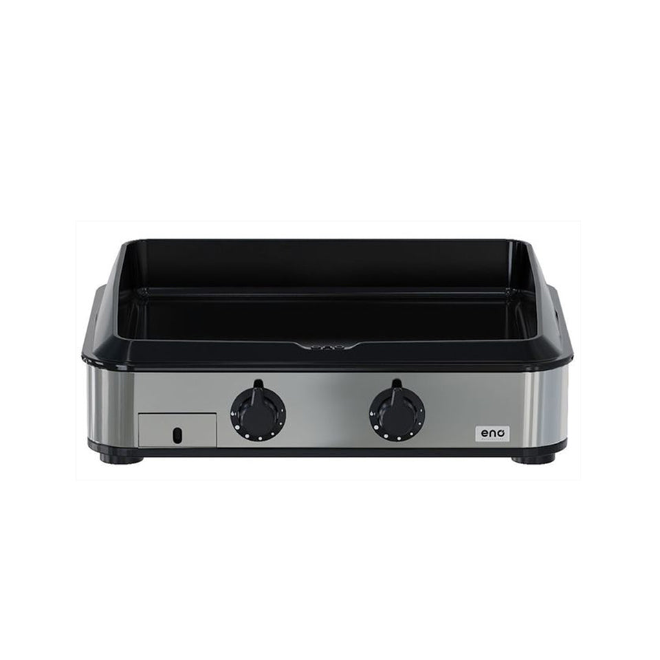 Plancha gaz ENO Enosign 65 Inox, fonte émaillée, vue 2