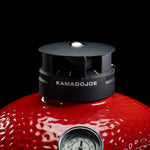Cheminée Kontrol Tower du Kamado Joe Big Joe Konnected Joe, l'évent supérieur qui règle le tirage d'air et la température