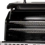 Chambre de cuisson et grilles du Masterbuilt Gravity Series XT couvercle ouvert