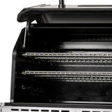 Chambre de cuisson et grilles du Masterbuilt Gravity Series XT couvercle ouvert
