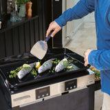 ENO Spatule large coudée en inox pour plancha, vue 4